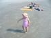 Jessica's 1st time to the beach!