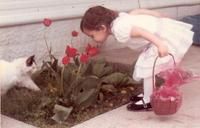 Miranda and Mao Mao Smelling The Spring Tulips
