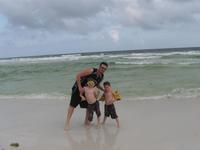 Richard and the boys in Florida May 2009