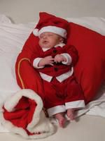 Sacked out on Santa's bag