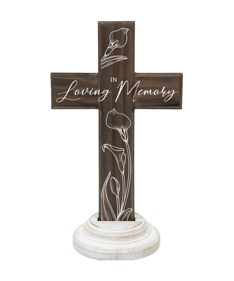 In Loving Memory Wood Composite Cross