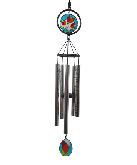 Stained Glass Sonnet Windchime - In Memory