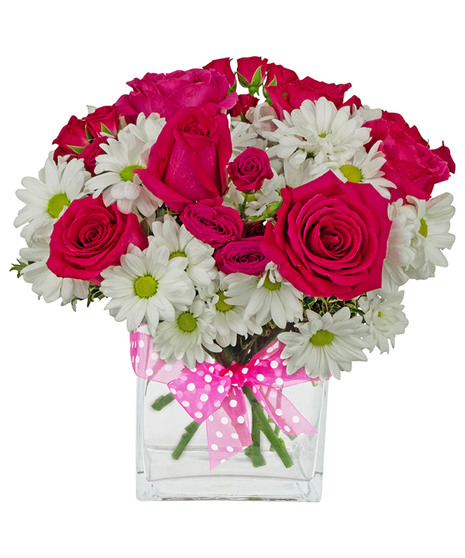 Cute as can be, polka dots and posies makes a great gift and is available in 2 sizes. 