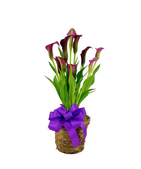 Calla Lily Basket