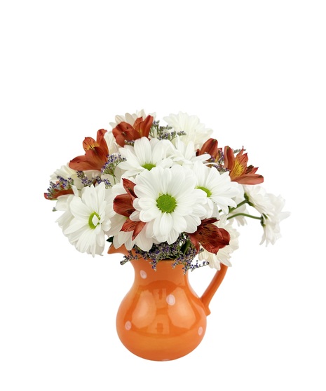 Pick from four colors: red, green, orange or yellow.