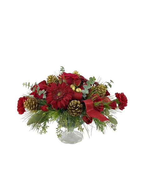 Perfect for your holiday table, The Happiest Season centerpiece is a real beauty.