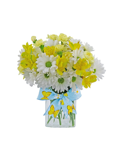 Cute as can be, white and yellow, yellow and orange, or lavender and pink, choose your favorite.