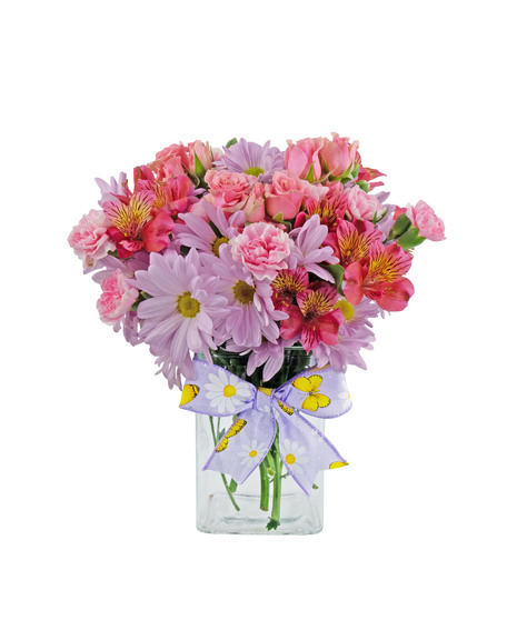 Modern Rose and Gerbera Daisy Bouquet