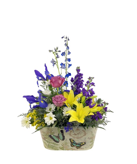 Bright colors and flowers sure to brighten up any room.