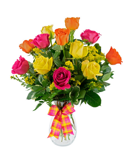 Tango Roses - Garden Vase