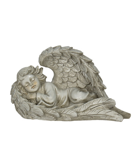 Cherub Angel Lying in Wing