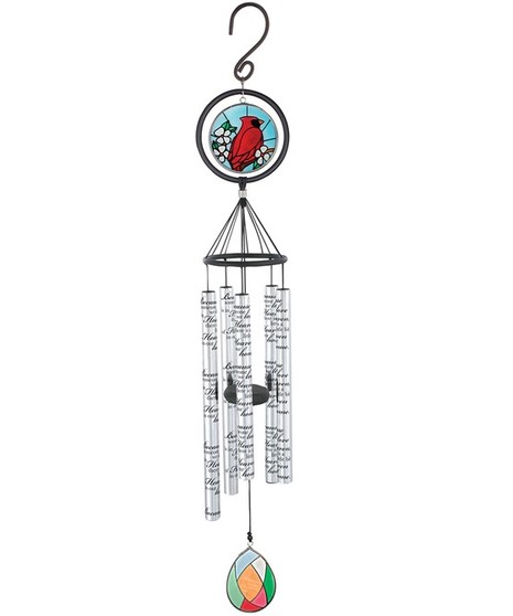 Stained Glass Sonnet Windchime - Heaven in our Home