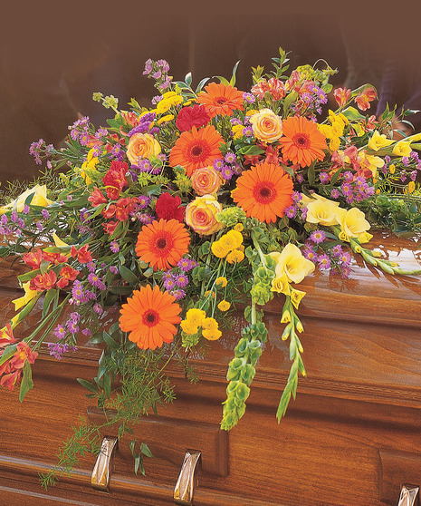 Heavenly Garden - Casket Spray