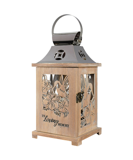 In Loving Memory Cutout Lantern