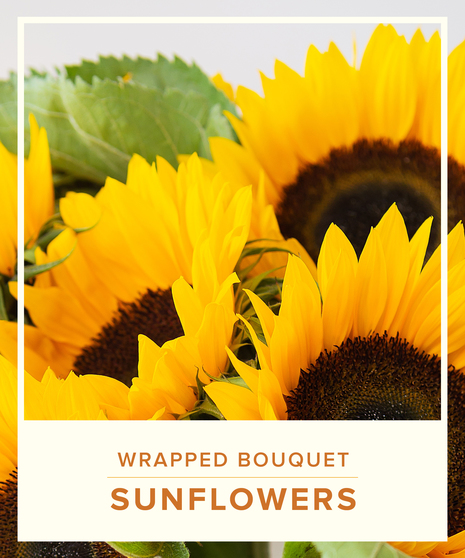 Flowers without a vase, perfect for Fall occasions. 