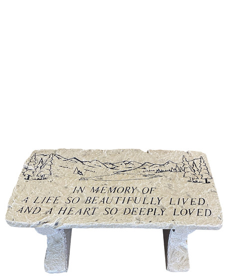Stone Bench - In Memory