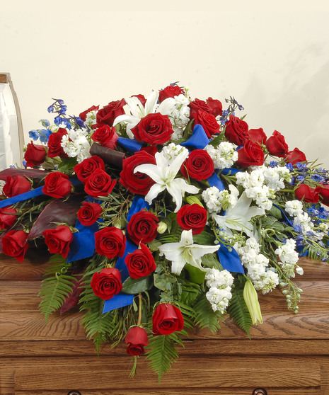 Patriotic - Casket Spray