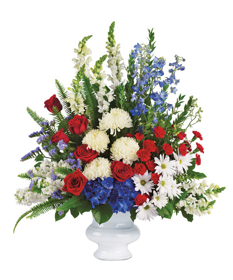 Patriotic - Urn Arrangement