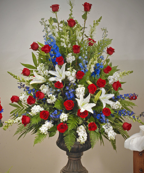 Patriotic - Urn Arrangement