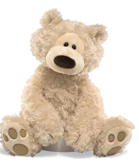 A variety of colors and sizes for Philbin Bear by Gund. 