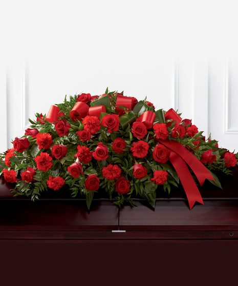 Rose & Carnation Casket Spray