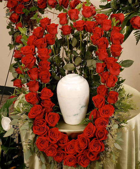 Rose Urn Tribute