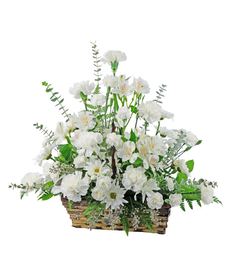 Serenity - Fresh Arrangement in Basket