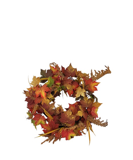 Dark Leaves Wreath